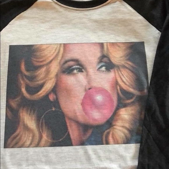 dolly parton baseball tee